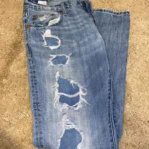 American eagle ripped distressed jeans